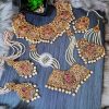 Bridal Jewellery - Real Stone and Red Antique