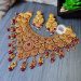 Superb Gold Plated Bridal Necklace