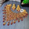 Superb Gold Plated Bridal Necklace