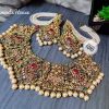 Black Antique Bridal Necklace with Real Stone