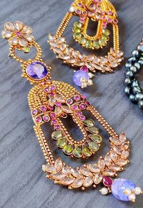 Real Pearl - Hena Purple Color Pendant with Ash Pearl