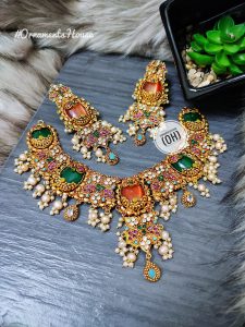 Bridal Jewellery - Gold Plated with Real Pearl