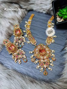 Bridal Jewellery - Gold Plated with Real Pearl